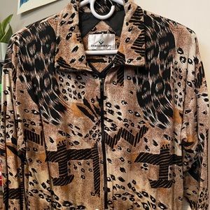 vintage erin london zip up jacket from 1990s